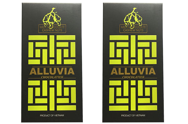 Socola sữa Alluvia nhân hạt điều
