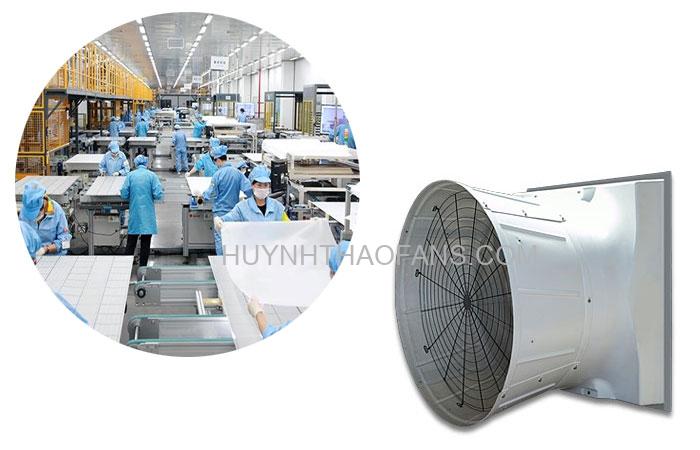 Quạt công nghiệp là loại quạt được thiết kế với chuẩn kỹ thuật và kiểu dáng riêng biệt.