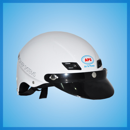 Mũ bảo hiểm in logo quảng cáo